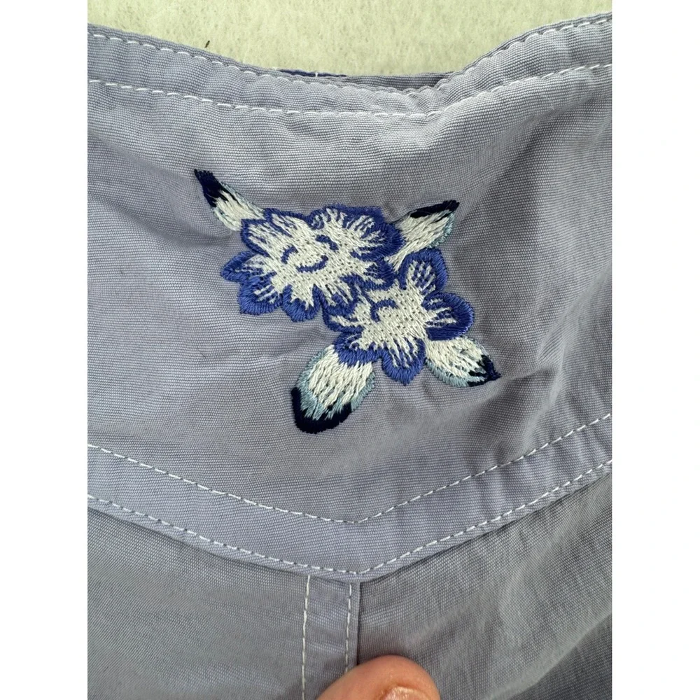 L.L. Bean - Board Shorts Supplex Nylon Floral VTG - Purple - 16 - Womens